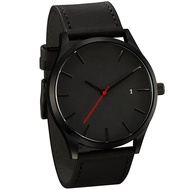 [Miracle Watch Store] Minimalist Men 39; S Sports Watch Automatic Date Calendar Stainless Steel Case