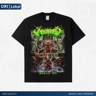 Kaos Band Metal Lokal Pria | Kaos Death Metal Desain Brutal | T-Shirt Impetus Odi Premium Original