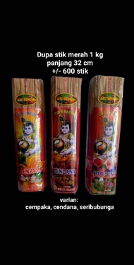 dupa stik merah 1 kg cempaka Cendana seribubunga
