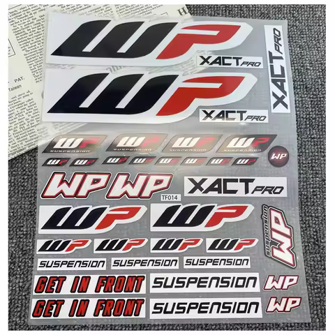Reflective WP Fork Stickers Suspension Shocker Damper Motorcycle Accessori Decal for Duke RC KTM 200