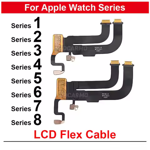 LCD Screen Flex Cable Repair Parts For Apple Watch Series 1 2 3 4 5 6 7 8 Series5 Series 7 38mm 42mm