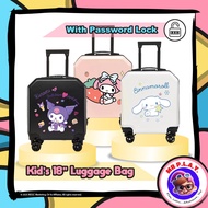 18/20 Inch Kid Luggage Travel Bag Luggage Password Lock 4 Wheel