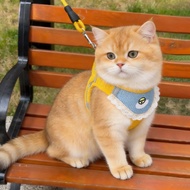 Cat Explosion-Proof Chest Harness Small Medium-Sized Pet Safety Vest Style Chest Harness Universal T
