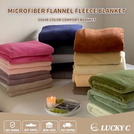 Flannel Fleece Blanket Microfiber Blanket Luxury Malambot Kumot Cotton Blanket Soft Aircon Blanket S