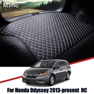 Leather Car Trunk Mat RB1 RB2 Auto Carpet Tail Cargo Liner For Honda Odyssey 2003-2008 Trunk Boot Ma