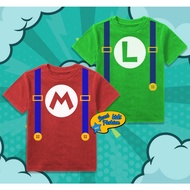 Super Mario Luigi Children's T-shirt Mrio Bross X Luigi Children's Clothes