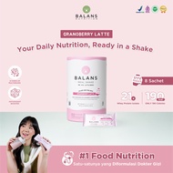BALANS Meal Shake UYU Series Granoberry Latte | Whey Protein Isolate | Meal Replacement & Protein Sh