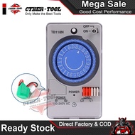 TB118N Mechanical Timer Switch Mini Mechanical Timer Relay Mechanical Timer Switch 230V 60Hz 24 Hour