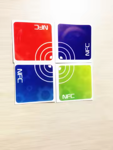 4pcs NFC Tags Sticker 868 Byte 13.56MHz RFID Card Label Easy to Use Digital Tagging Solution for All