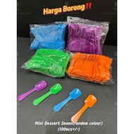 3" Sudu Mini Dessert spoon / Mini Spoon / Sudu Dadih / Aiskrim / Jeli
