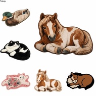 TOKEY Bedroom Rug, Soft Stain Resistant Area Rug, Comfortable Cartoon Animal Non-Slip Thick Construc