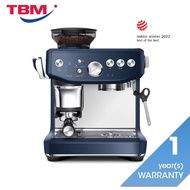 Breville BES876DBL Espresso Coffee Machine Barista Express Impress Damson Blue