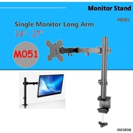 M051 Single TV Monitor Arm Desk Monitor Stand 14-27 Inch (CLAMP TYPE)
