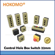 Hole Box Push Button Switch Control Box 1Hole Box / 2 Hole Box/ 3 Hole Box / 4 Hole Box / 5 Hole Box / 6 Hole Box Hokomo