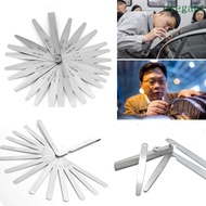 ELEGANT Feeler Gauges Removable For Feeler Gauge Valve Shim Use 1 Piece Metric 0.02-1.00MM 17 Blades