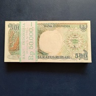 Uang Kuno 500 Rupiah Orang Utan 1992 Gepok Urut Murah