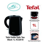 Tefal Kettle Safe Tea Black 1L/1.7L KO2618/KO2601/KO2608 - 2 YEARS WARRANTY