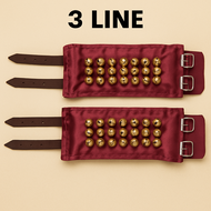 Brass Bharatanatyam Salangai (3 4 5 Line) - Professional Classical Dance Ghungroo/Anklets for Kuchip