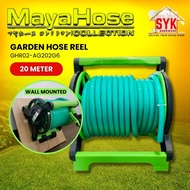 SYK Maya Hose Reel DG20206 20 Meter Portable Garden Hose Reel Set Hose Pipe Water Hose Reel Paip Air