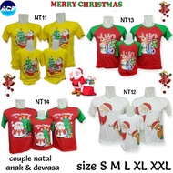 TERBARU KAOS MERRY CHRISTMAS SPESIAL NATAL ANAK DAN DEWASA