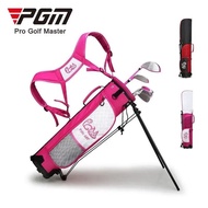 PGM QB052 Junior Kids Golf Bag, Portable Golf Rack Stand Bag Light Golf Club Set Bag Can Accommodate
