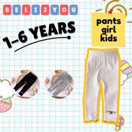 1Y-6Y Legging Kids Girl Long Pants Seluar Panjang Budak Perempuan Seluar Tight Kanak Kanak Perempuan