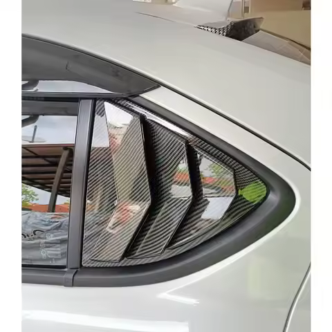 For Honda City GN2 2020-2026 Sedan Hatchback Window Triangle Cover Trim Carbon Style Car Exterior Ac
