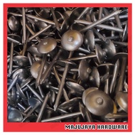 50PCS PVC Black Rubber Washer Pelapik Getah Hitam Untuk Paku Payung Paku Zink Roofing Nail Washer Ru