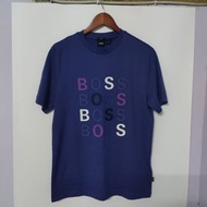 Hugo Boss  Boss立體跳動感多色彩logo素T 紫