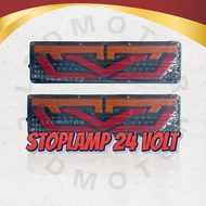 Stoplamp Variasi LV Lampu Rem Belakang Running Truk 24 Volt - 1 Pasang