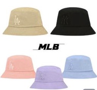 ✈️韓國代購正品「MLB」【現貨+預購】NY LA 紐約洋基 紫 黑 奶茶32CPHB111 重點 漁夫帽 遮陽帽