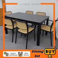 Ready Stock✴️LPC 3705+T9984 /Dining Set 1+6 /Meja Makan 6 Orang