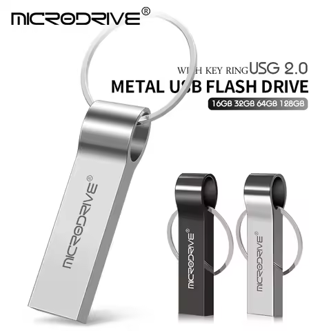 Metal USB Flash Drive 64gb thumbdrive 16GB 4GB Pendrive 32gb Flash Memory Stick 128gb 256g stainless