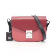 【二手，A級】 MCM PatriciaRED皮革女士單肩包