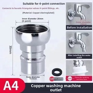 Conversion Tap Connector 4 Inch to 6 Inch Non-slip