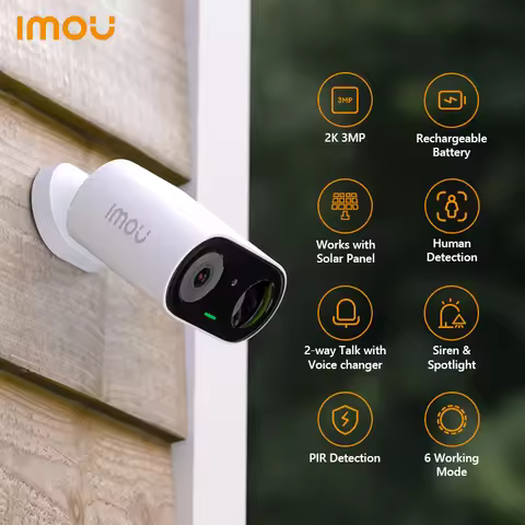 IMOU Cell Go Rechargeable Battery Camera Wi-Fi Vlog feature Outdoor Surveillance Cameras PIR Human D