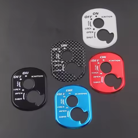 Motorcycle Ignition Switch Key Cap Aluminum Lock Cover Motor Accessories For Honda Beat Vario Wave P