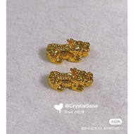 Gold pixiu for bracelet DIY