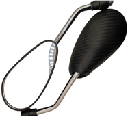 SHORT STEM FOR YAMAHA YTX |CARBON 040 SIDE MIRROR UNIVERSAL|EASY TO INSTALL