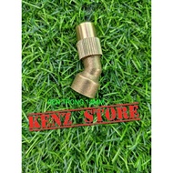 45 degree single nozzle, adjustable 45 degree curved 1 hole nozzle