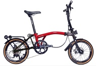 sale!! 2022 crossmac aeiou trifold 9speed external gear diskbrakes chrmoly folding bike basikal lipa