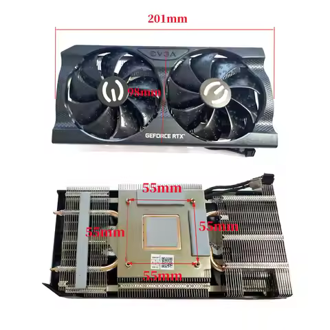 Original Cooler For EVGA GeForce RTX3050 XC Black Review graphics card cooler