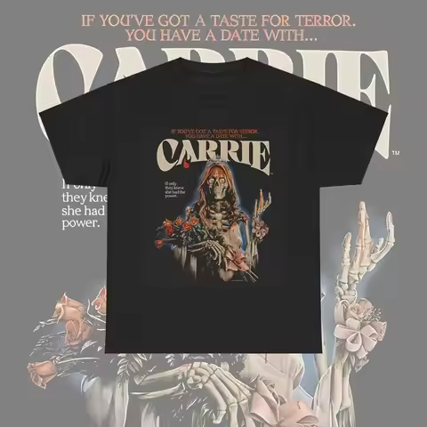 Carrie T-shirt, Horror Movie Fan Gift, Scary Film Lover Tee, Stephen King Inspired Shirt, Halloween 