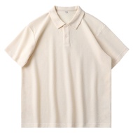 Classic Men Polo Men Tops Handsome Short Sleeve Polo Korean Golf Tee Unisex Plain Polo