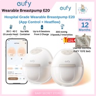 eufy E20 Wearable Breast Pump | HeatFlowTM Technology | Hospital-Grade Suction | Smart App Control