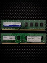 【ADATA+ASint】威剛 2G +昱聯 1G 桌機記憶體 DDR3 1333 ★不拆售★