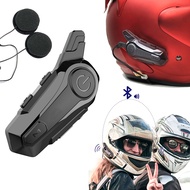 Motorcycle Bluetooth Intercom Helmet Headset for 2 Intercomunicador Interphone