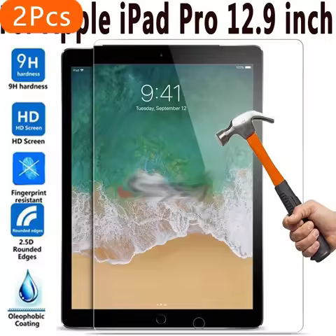 2Pcs Tempered Glass Screen Protector For Apple iPad Pro 12.9 inch Glass for iPad Pro 12.9 2015 2017 