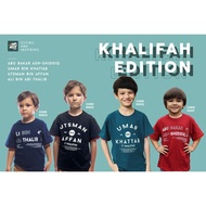 Ammar Kids Premium T-Shirt Kids Khalifah Series Abu Bakar, Umar, Uman