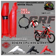 COVER TUTUP USD SHOCK CRF UNIVERSAL SHOCKBREAKER HONDA MOTOR TRAIL CROSS SUPERMOTO SUPER MOTO PNP